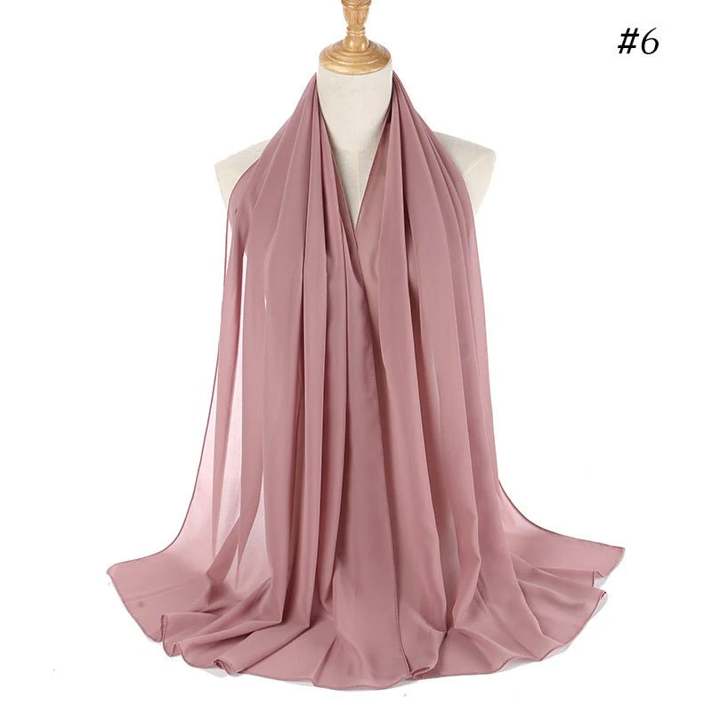 MH089 Pearl Chiffon Bubble Hijab - Image 14