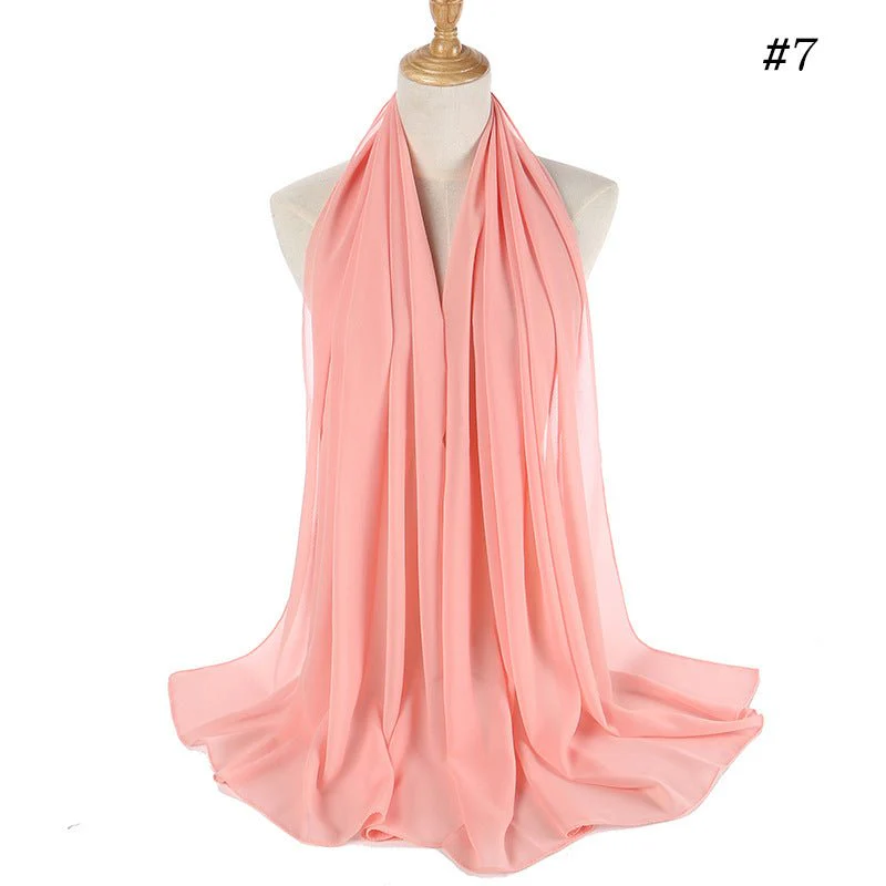 MH089 Pearl Chiffon Bubble Hijab - Image 15