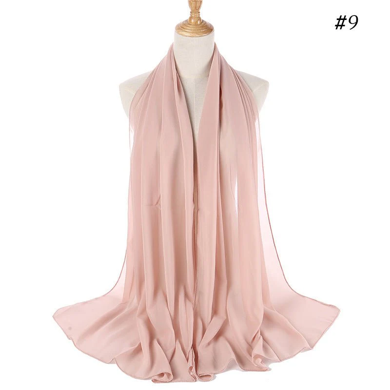 MH089 Pearl Chiffon Bubble Hijab - Image 17
