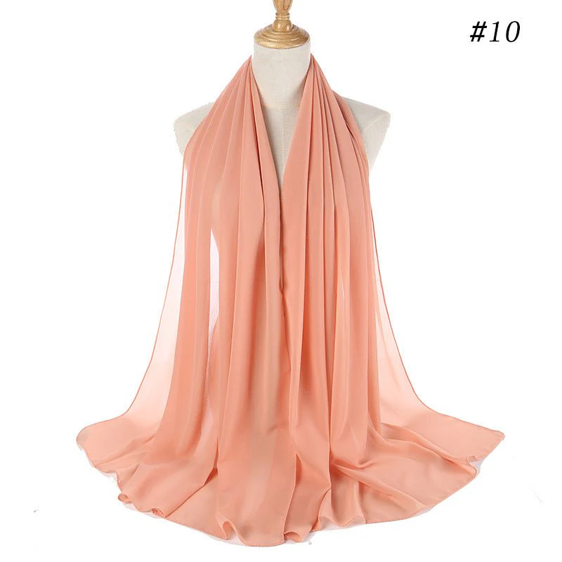 MH089 Pearl Chiffon Bubble Hijab - Image 18