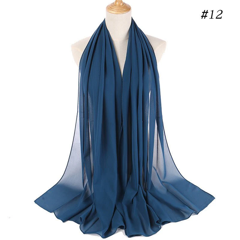 MH089 Pearl Chiffon Bubble Hijab - Image 20