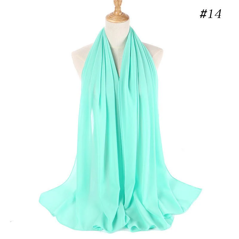 MH089 Pearl Chiffon Bubble Hijab - Image 22