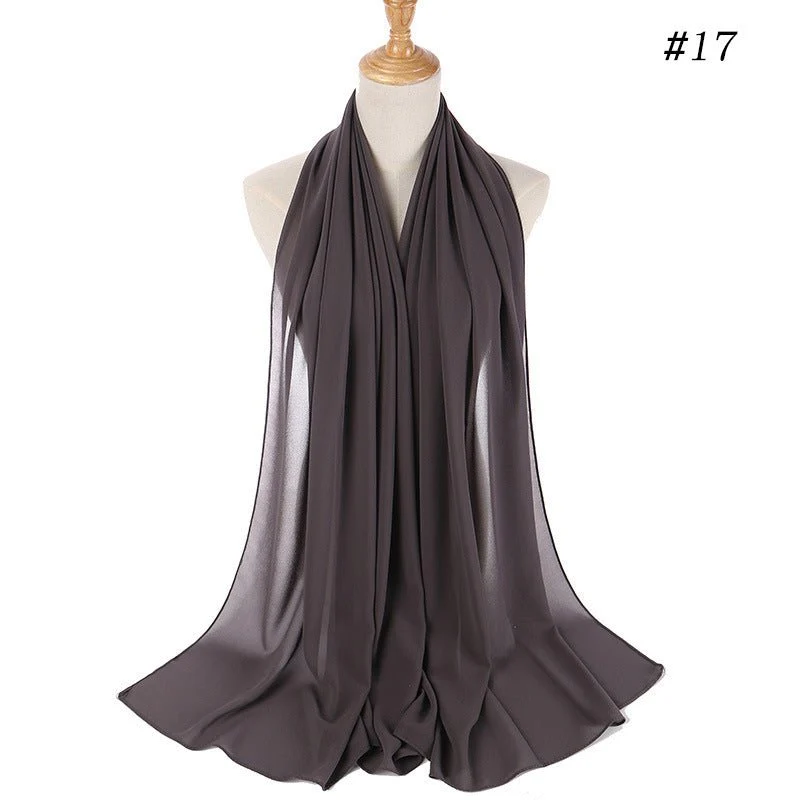 MH089 Pearl Chiffon Bubble Hijab - Image 25