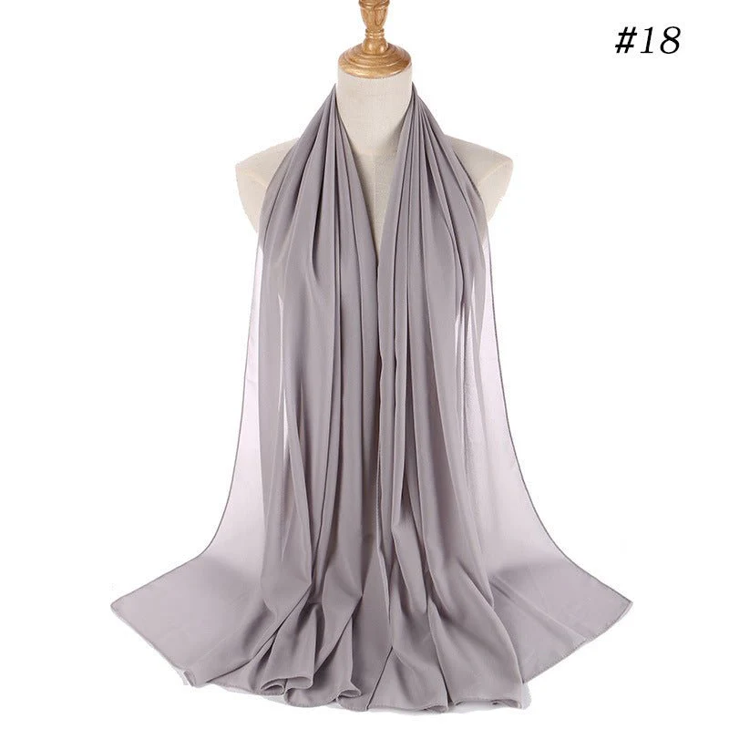 MH089 Pearl Chiffon Bubble Hijab - Image 26