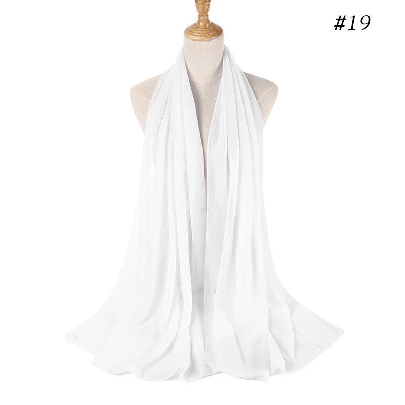 MH089 Pearl Chiffon Bubble Hijab - Image 27