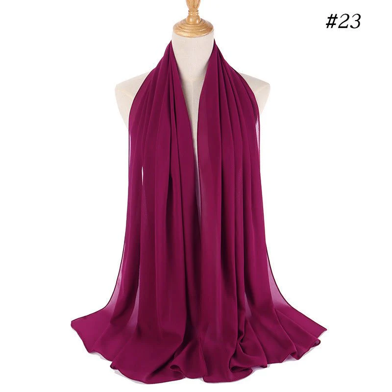 MH089 Pearl Chiffon Bubble Hijab - Image 31