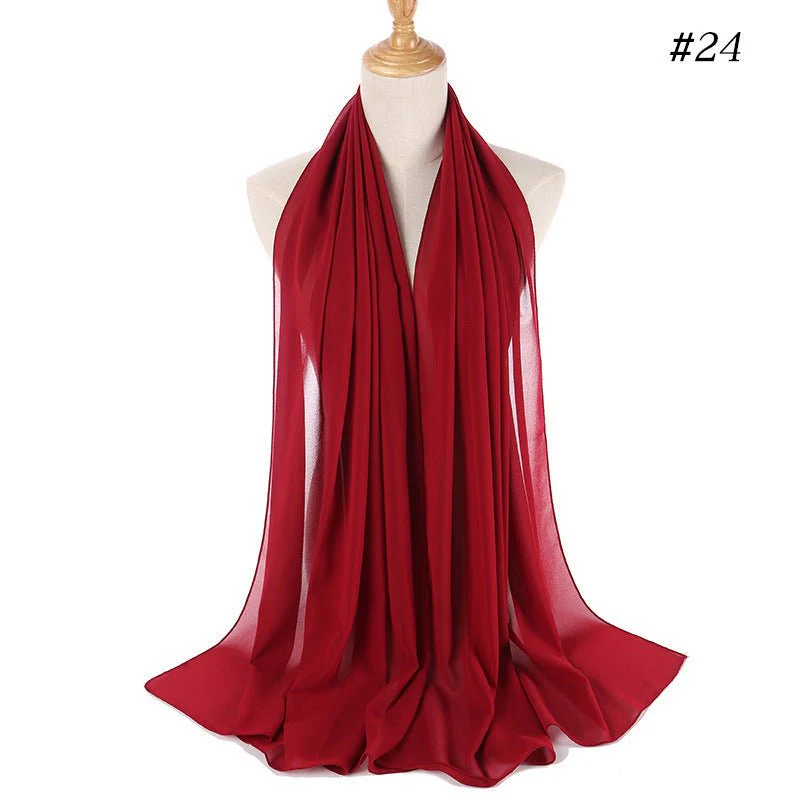 MH089 Pearl Chiffon Bubble Hijab - Image 32