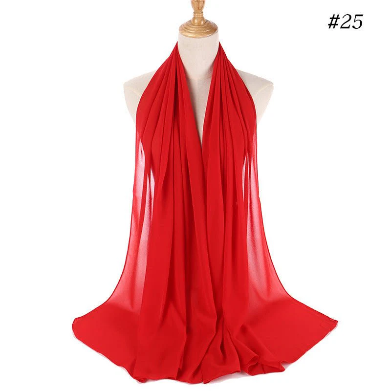 MH089 Pearl Chiffon Bubble Hijab - Image 33
