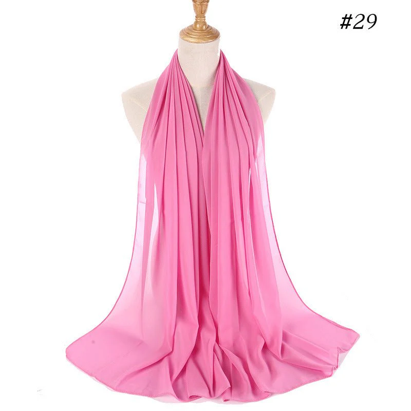 MH089 Pearl Chiffon Bubble Hijab - Image 37