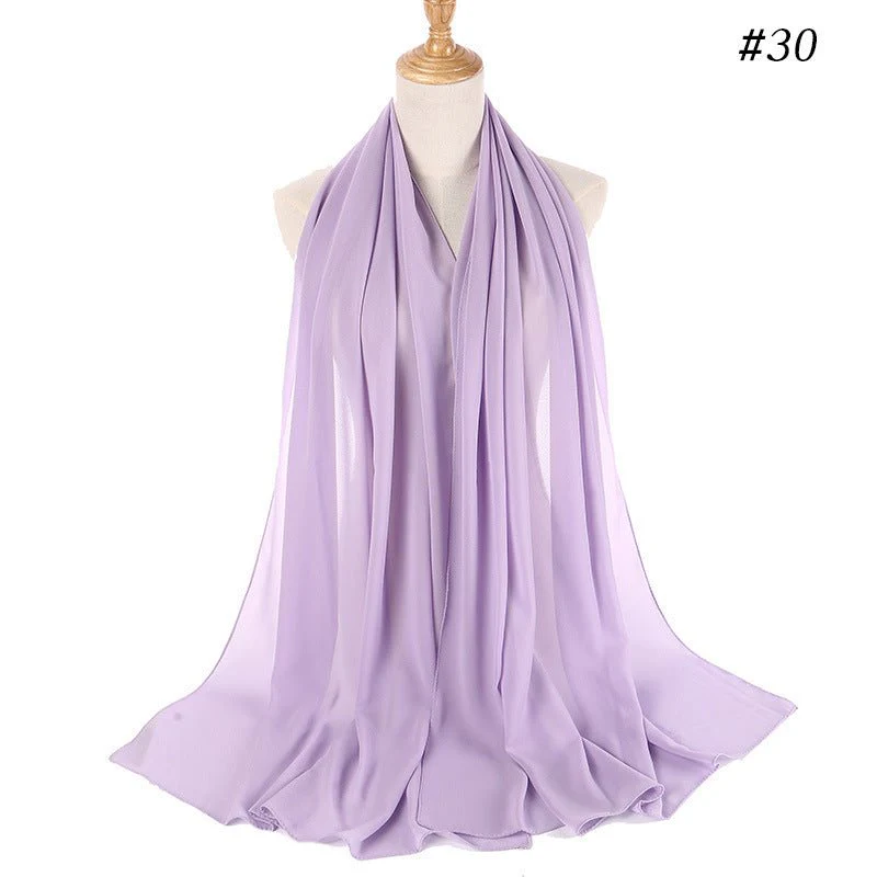 MH089 Pearl Chiffon Bubble Hijab - Image 38