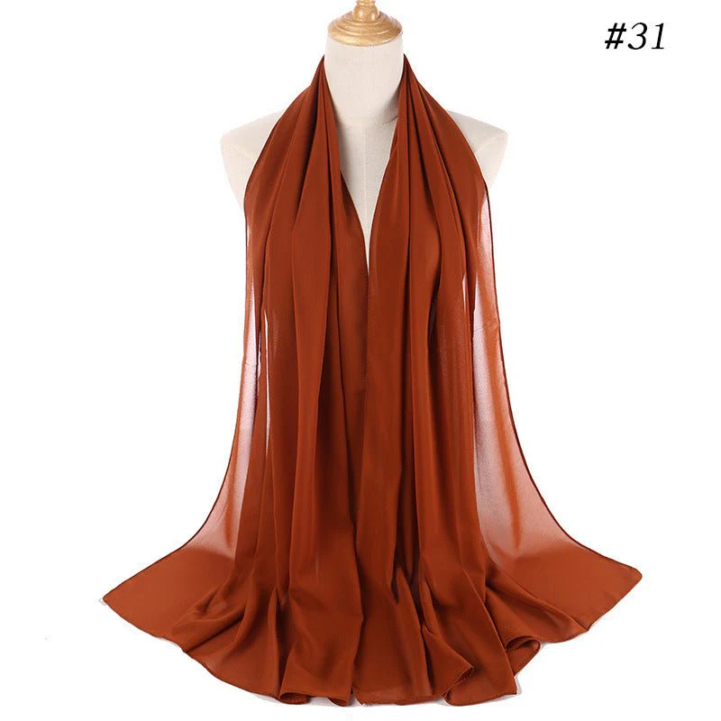 MH089 Pearl Chiffon Bubble Hijab - Image 39