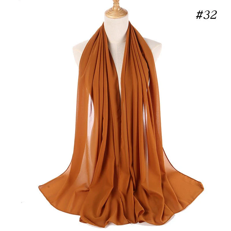 MH089 Pearl Chiffon Bubble Hijab - Image 40