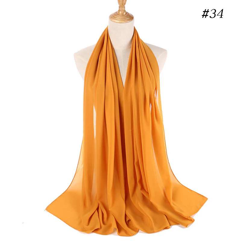 MH089 Pearl Chiffon Bubble Hijab - Image 42