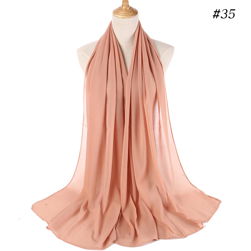 MH089 Pearl Chiffon Bubble Hijab - Image 43
