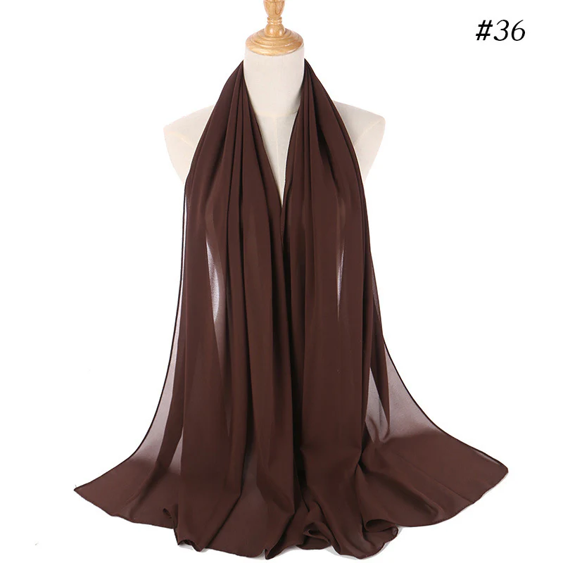 MH089 Pearl Chiffon Bubble Hijab - Image 44