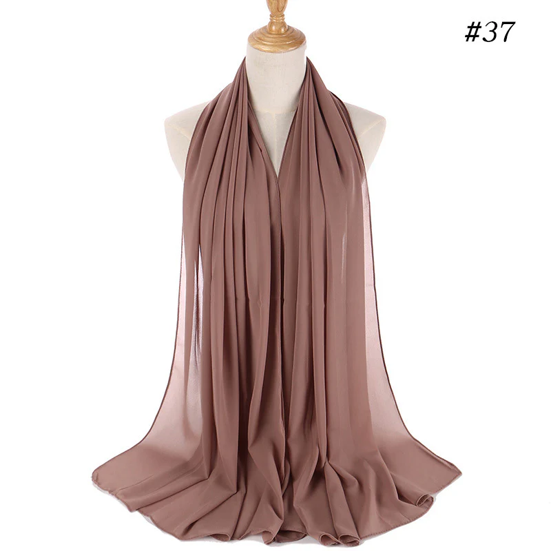 MH089 Pearl Chiffon Bubble Hijab - Image 45