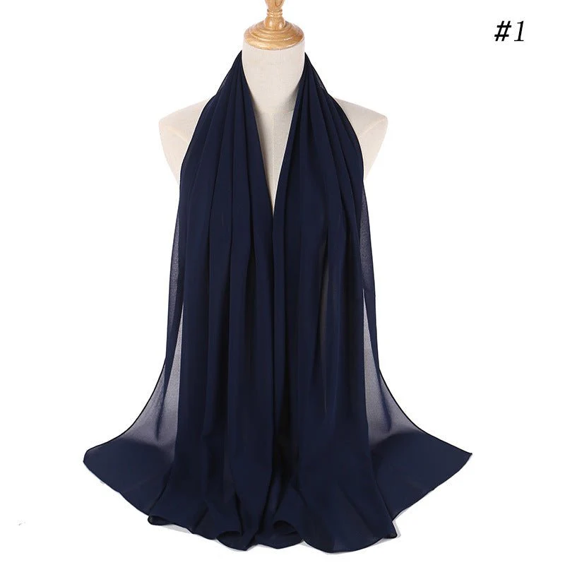 MH089 Pearl Chiffon Bubble Hijab - Image 9