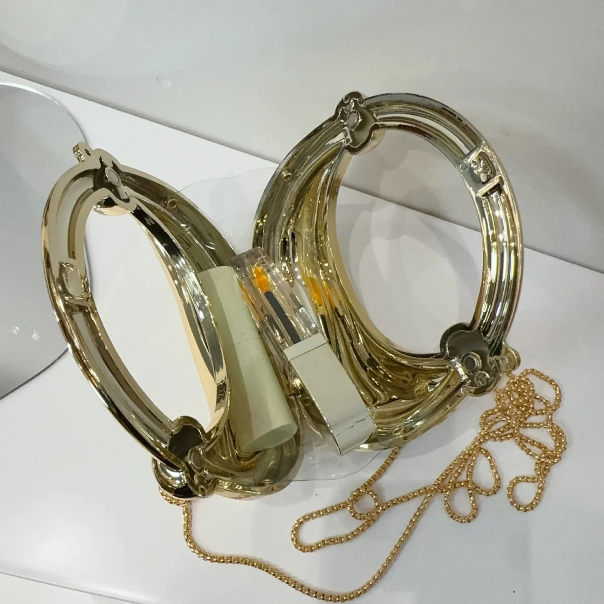 Mini Acrylic Crescent Bag Versatile Stylish Clutch Bag (MAC336) - Image 14