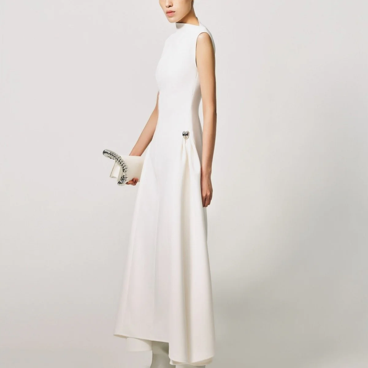 Minimalist Sleeveless Fitted Maxi Dress (MS382) - Image 12