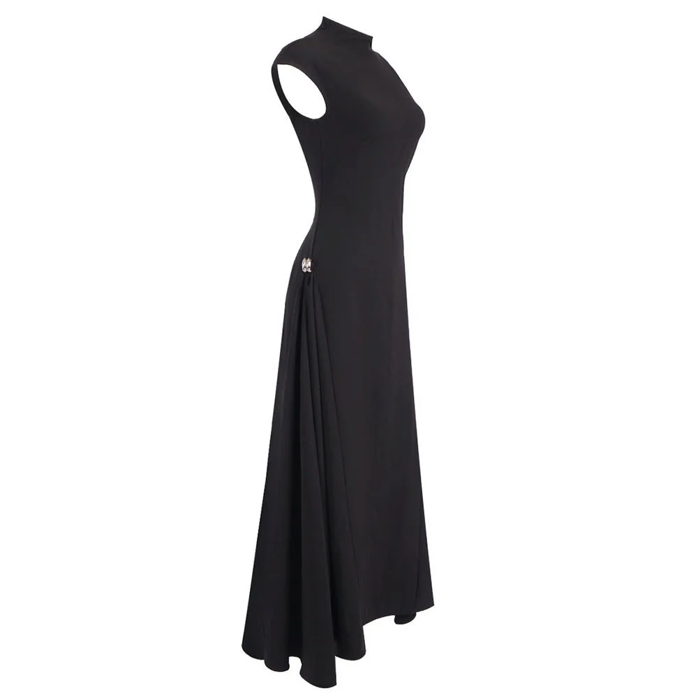 Minimalist Sleeveless Fitted Maxi Dress (MS382) - Image 14