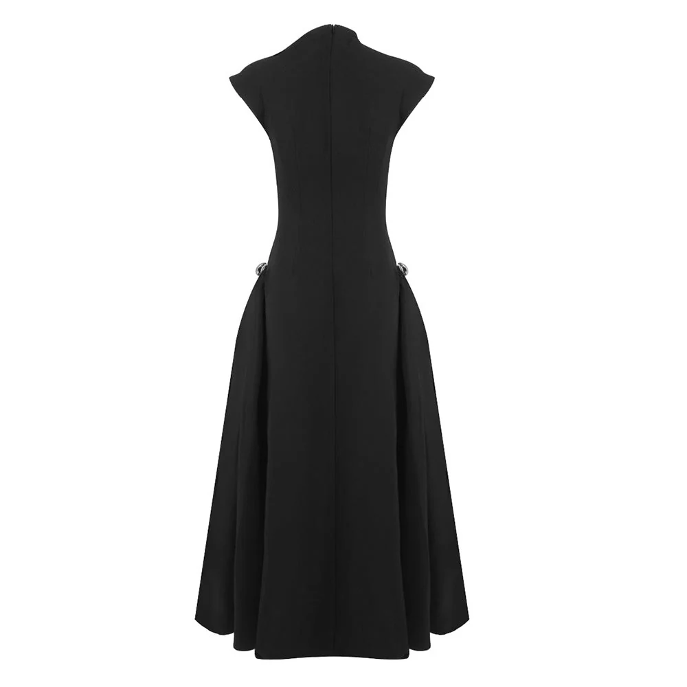 Minimalist Sleeveless Fitted Maxi Dress (MS382) - Image 15