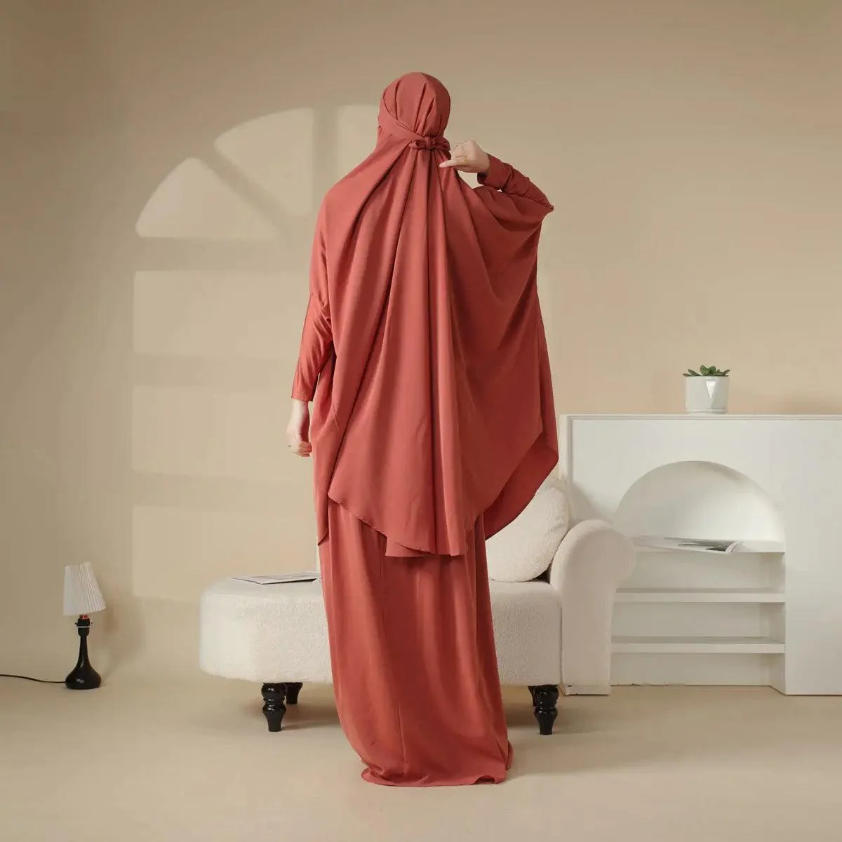 MJ003 Nida 2-Piece Set Jilbab with Modal Cuff - Image 16