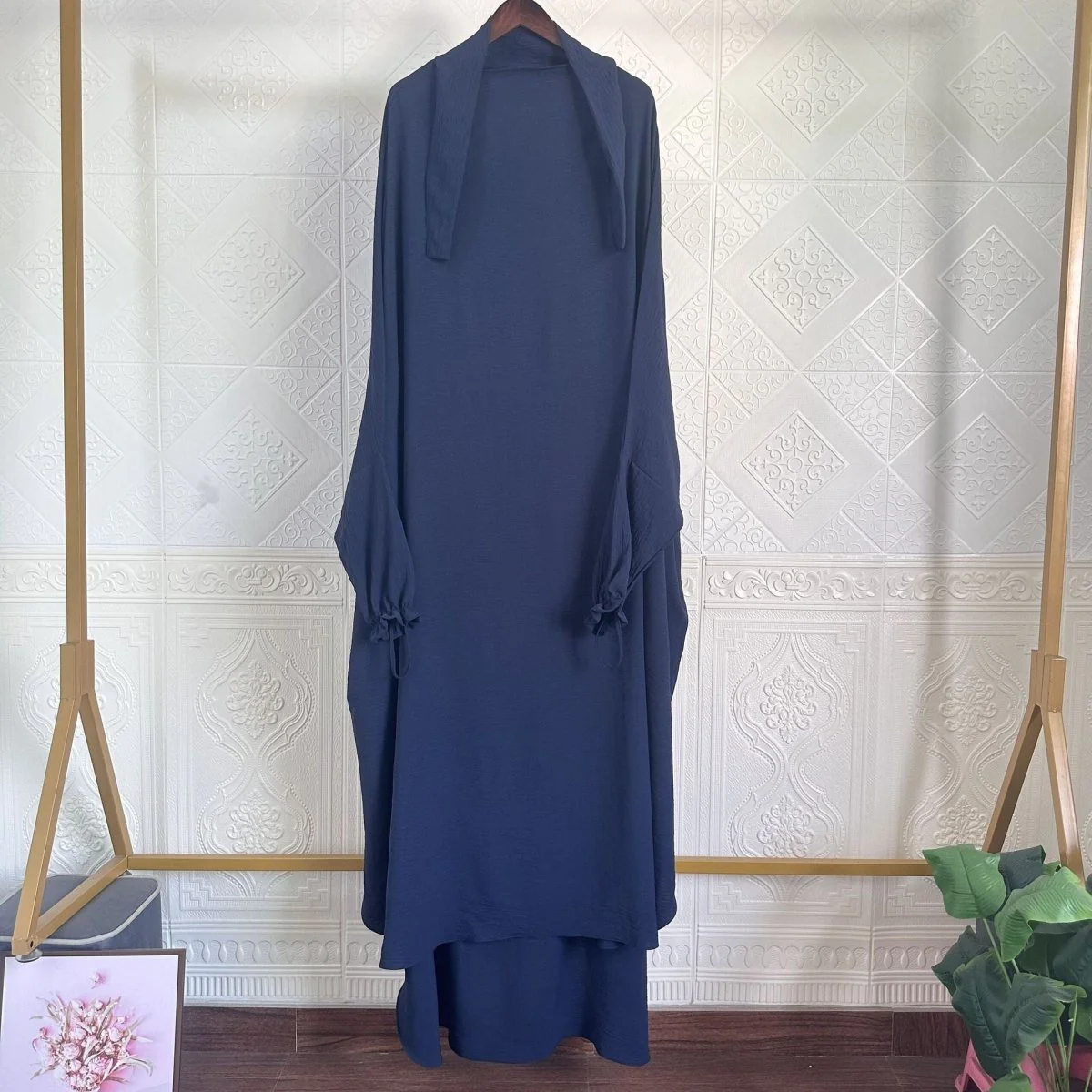 Solid Color Jilbab with Pockets (MJ016) - Image 7