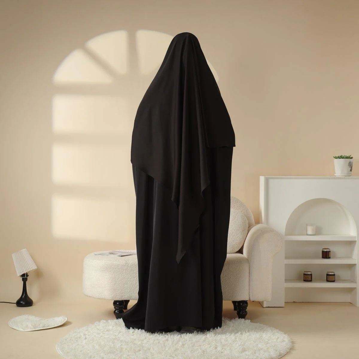 Matching Abaya Khimar Set (MK004) - Image 3