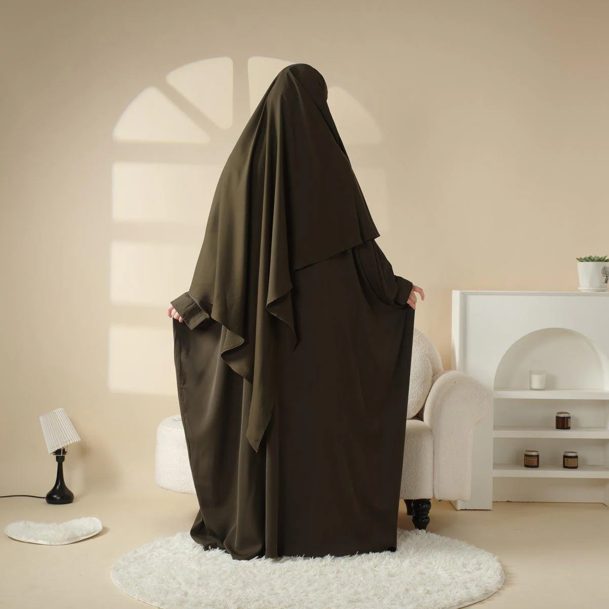 Matching Abaya Khimar Set (MK004) - Image 4