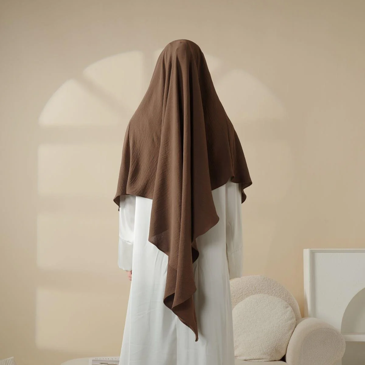 Comfort Crepe One Layer Khimar (MK014) - Image 7