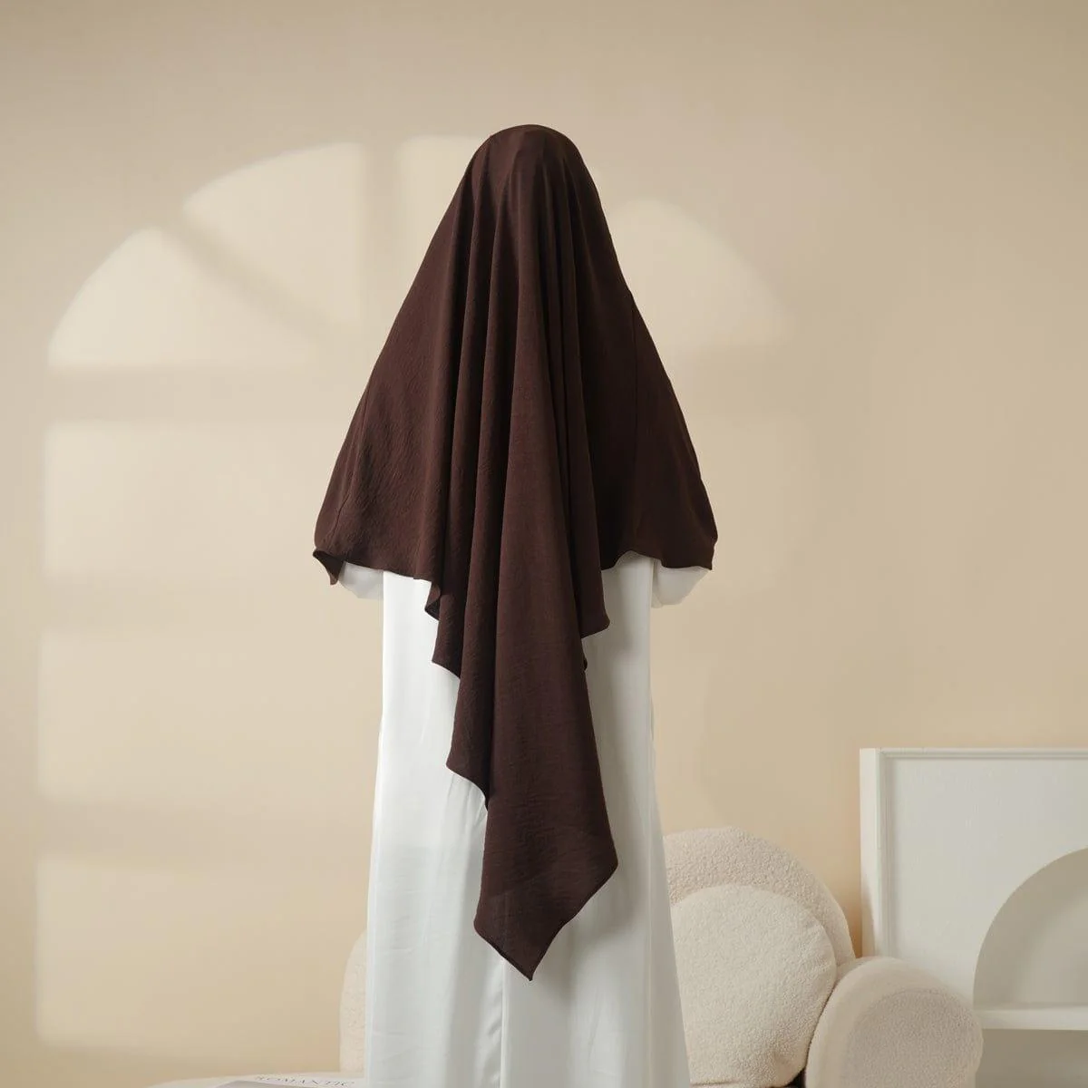 Comfort Crepe One Layer Khimar (MK014) - Image 9