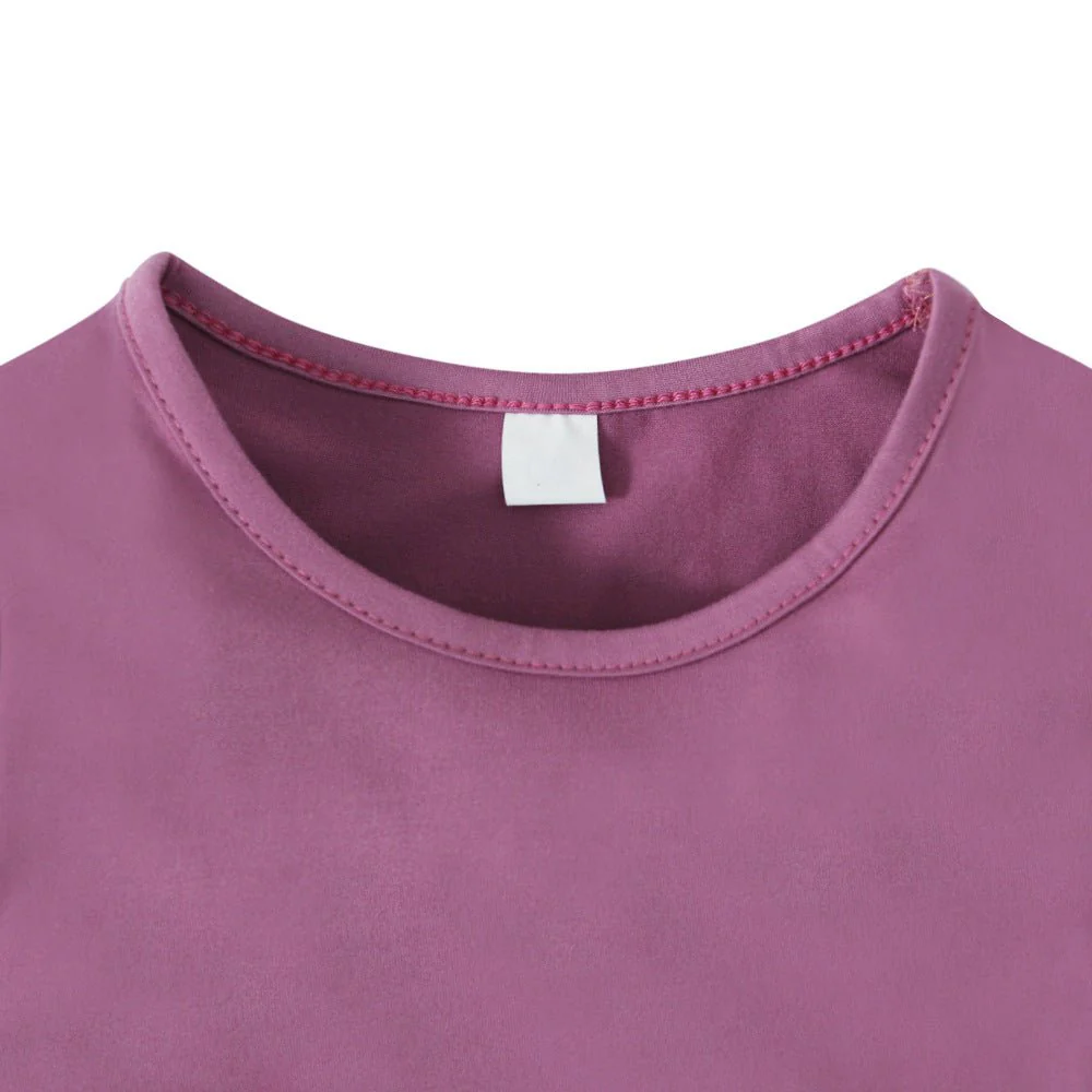 Matching Color Ruffle Abaya 2-Piece Set Kid Abaya(MKG011) - Image 10