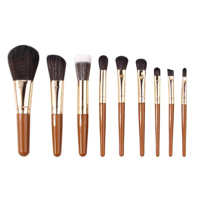 MMU025 Professional 9pcs Makeup Brush Set - Image 3
