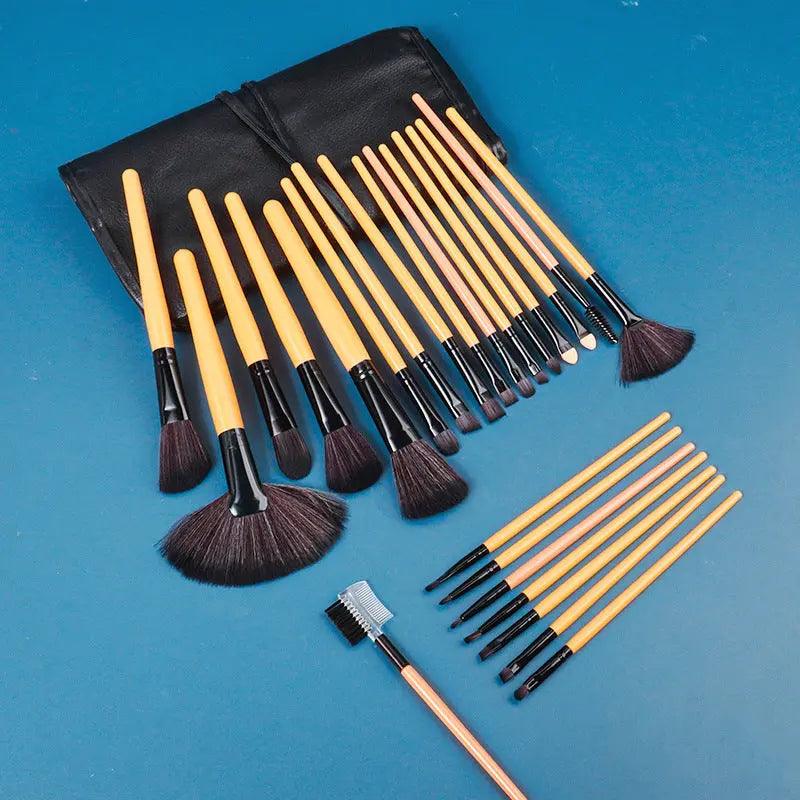 MMU030 24pcs Premium Cosmetic Makeup Brush Set - Image 4