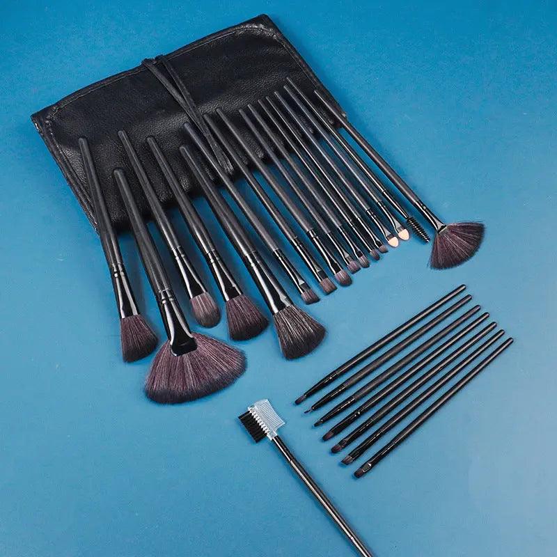 MMU030 24pcs Premium Cosmetic Makeup Brush Set - Image 5