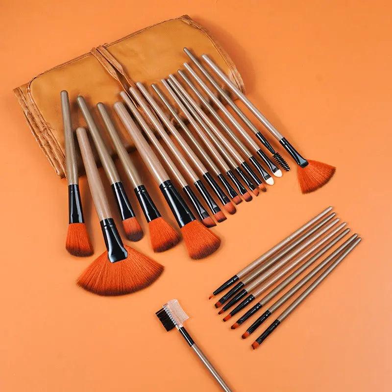 MMU030 24pcs Premium Cosmetic Makeup Brush Set - Image 7