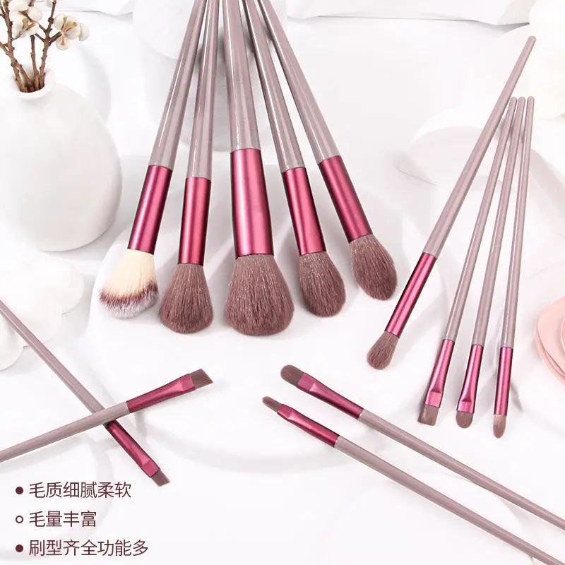 MMU031 13 pcs Makeup Brushes Set - Image 4