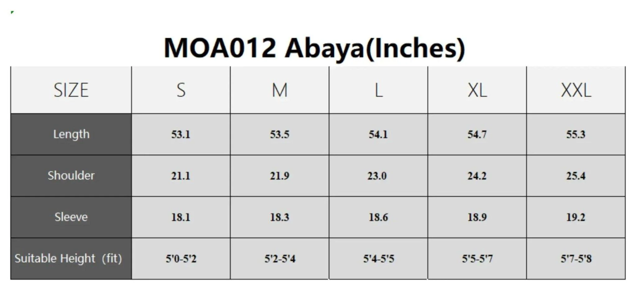 Nida Pearl 4-Piece Set Open Abaya (MOA012) - Image 6
