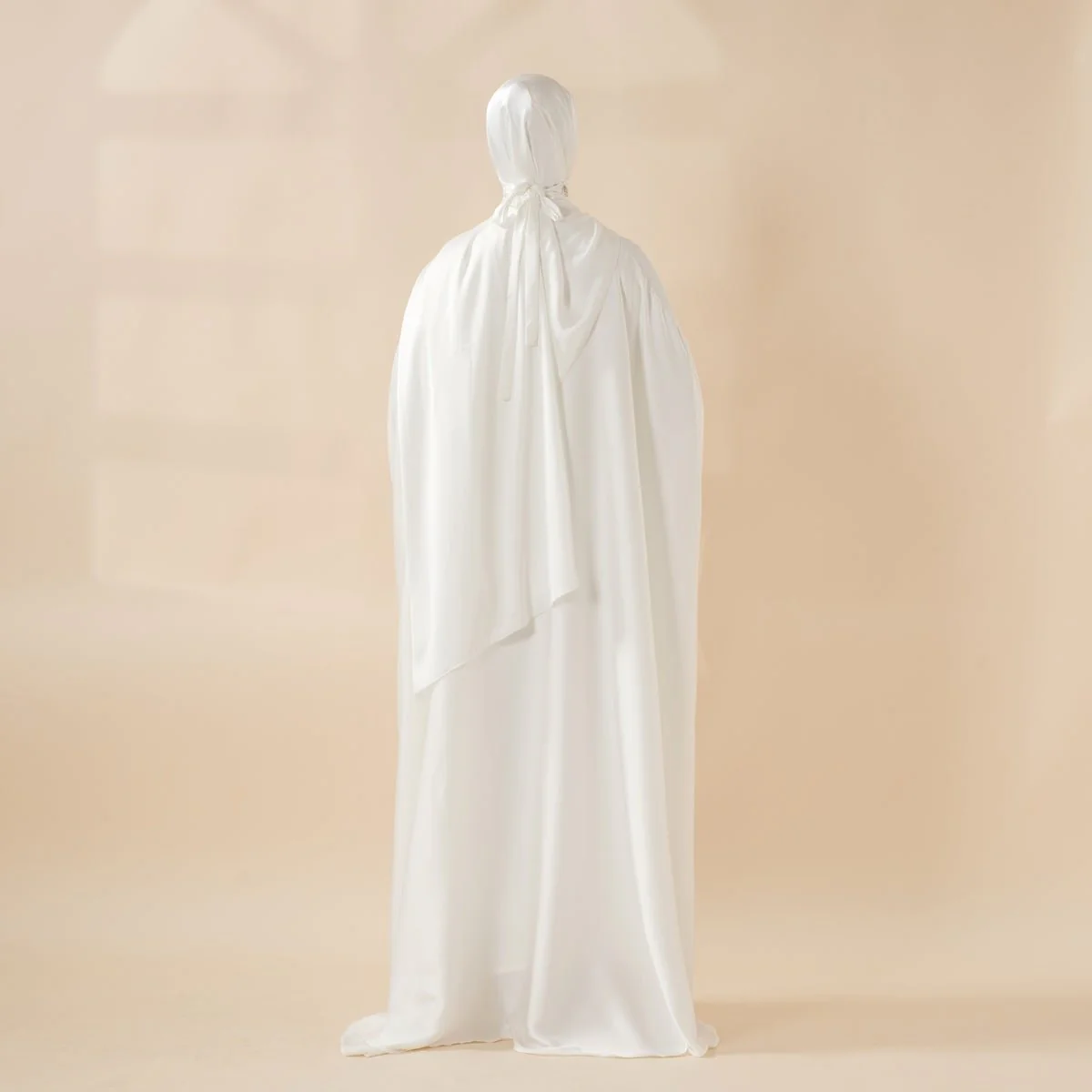 5-Piece Set Butterfly Abaya With Niqab, Loose Full Cover Satin Abaya (MOA019) - Image 3