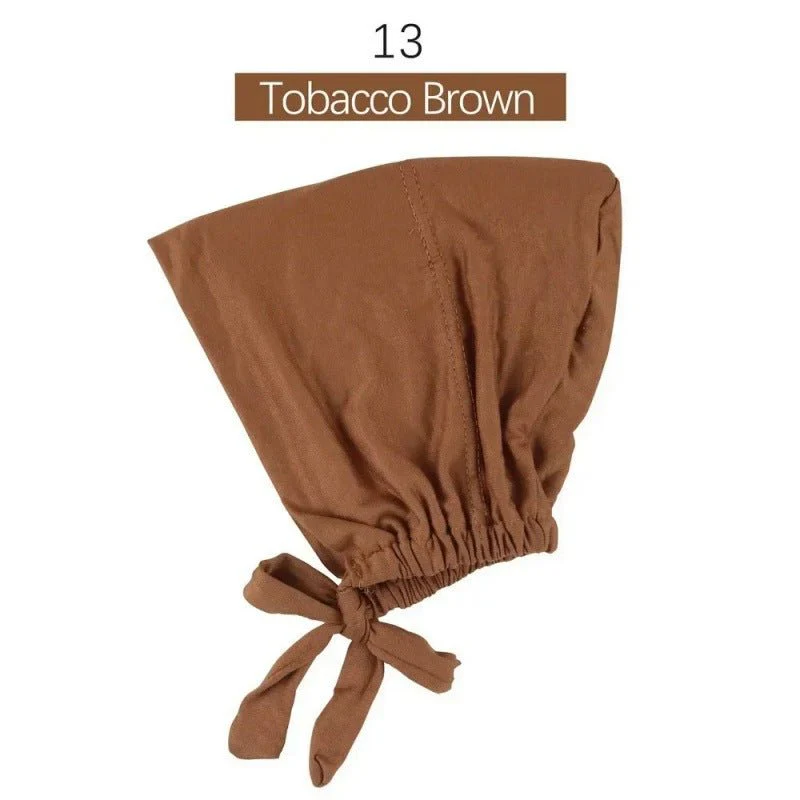 Modal Tie-Back Under Cap | Adjustable Hijab Bonnet(MH200) - Image 18