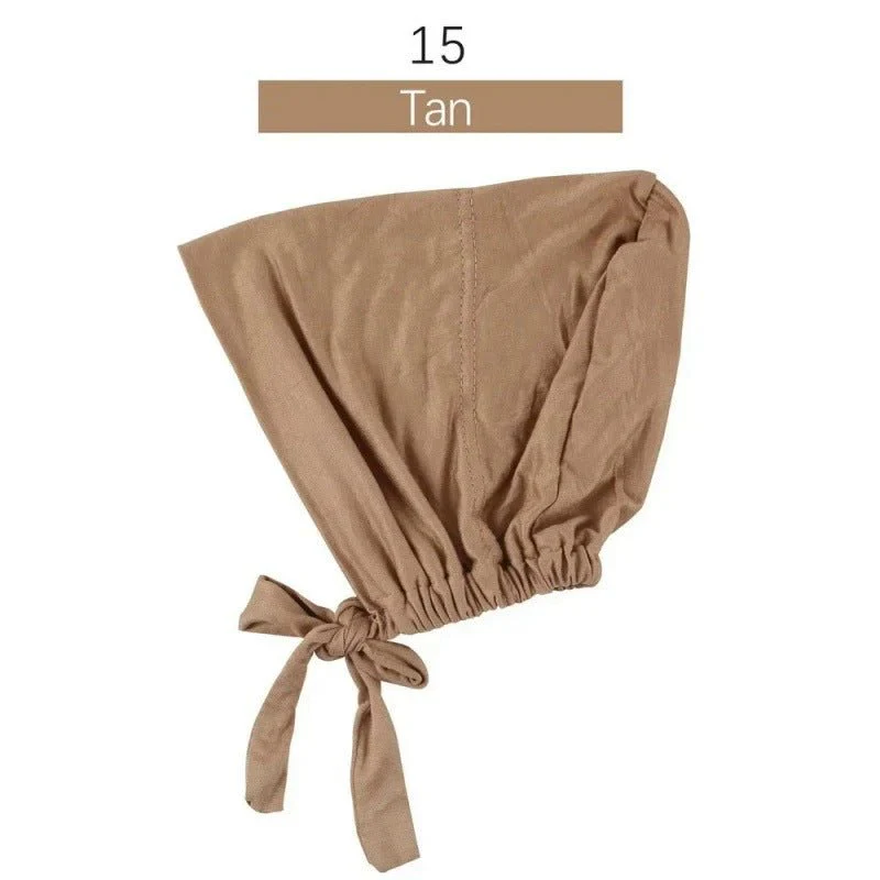 Modal Tie-Back Under Cap | Adjustable Hijab Bonnet(MH200) - Image 20