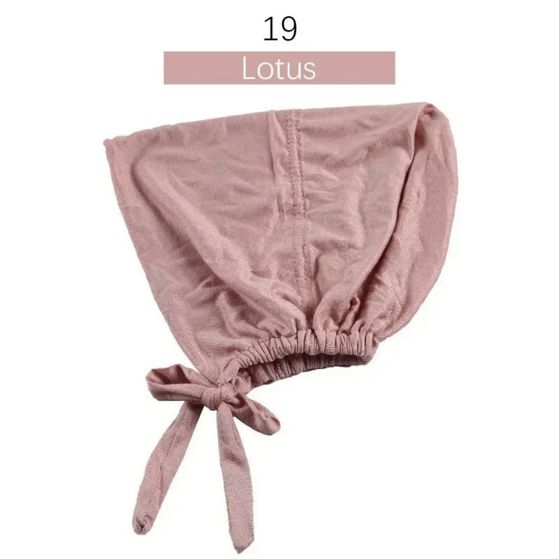 Modal Tie-Back Under Cap | Adjustable Hijab Bonnet(MH200) - Image 24