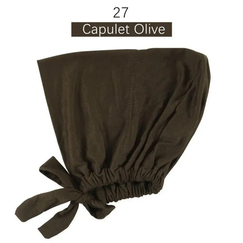 Modal Tie-Back Under Cap | Adjustable Hijab Bonnet(MH200) - Image 32