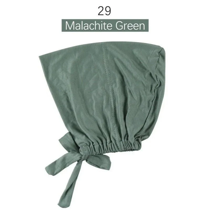 Modal Tie-Back Under Cap | Adjustable Hijab Bonnet(MH200) - Image 34