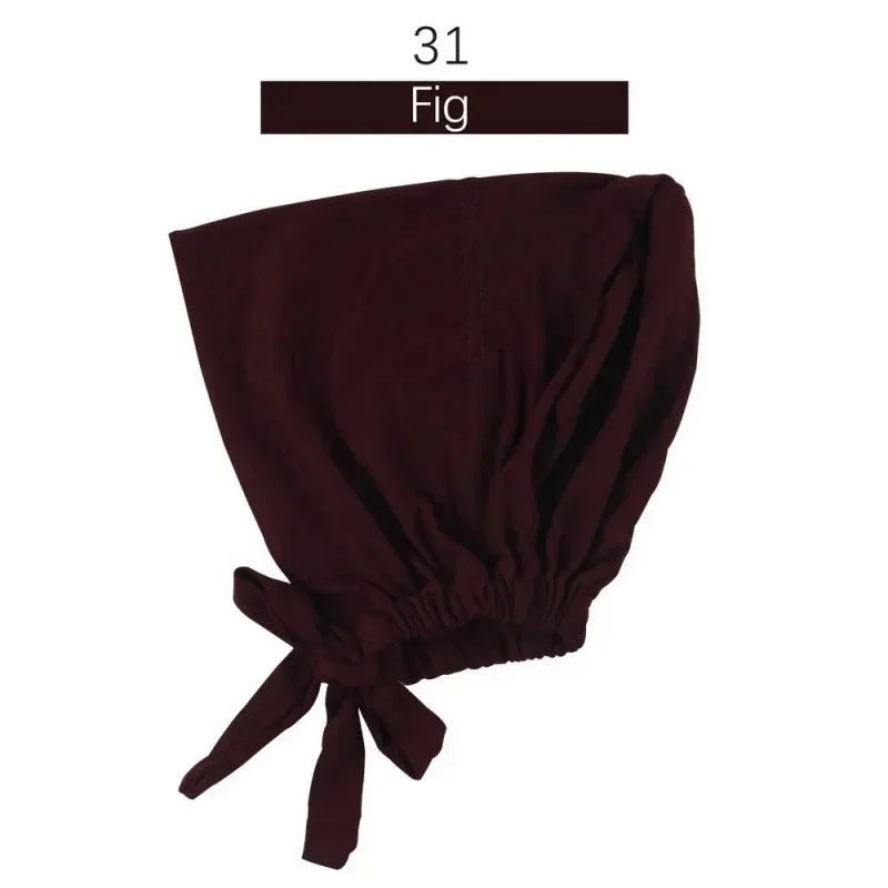 Modal Tie-Back Under Cap | Adjustable Hijab Bonnet(MH200) - Image 36