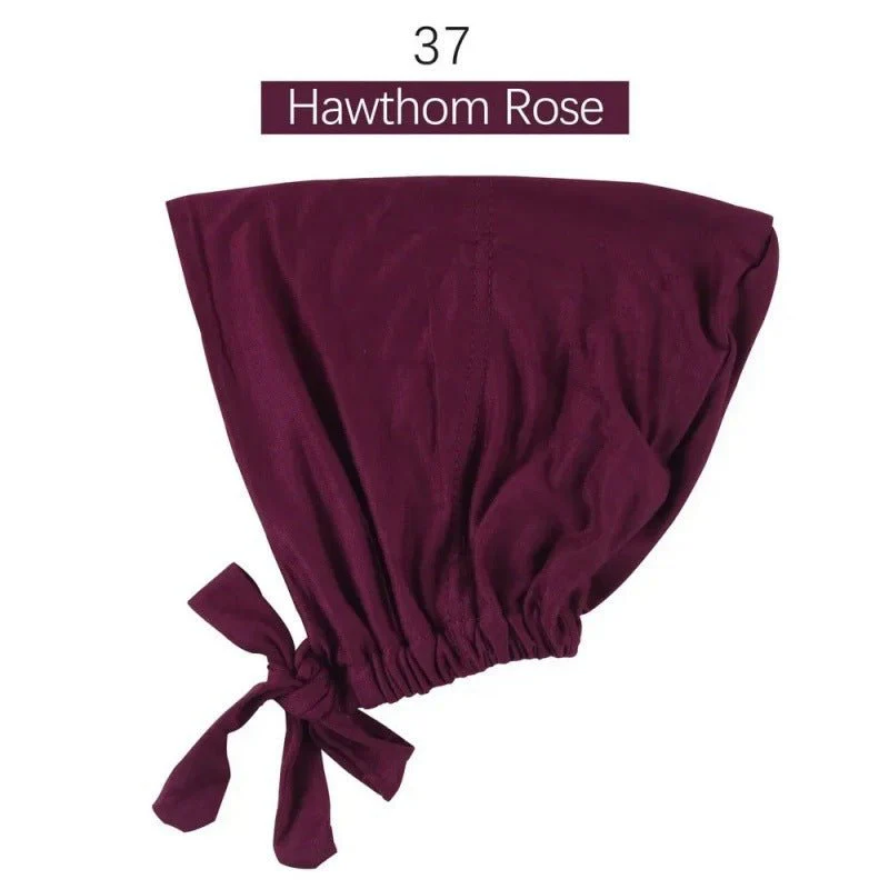 Modal Tie-Back Under Cap | Adjustable Hijab Bonnet(MH200) - Image 40