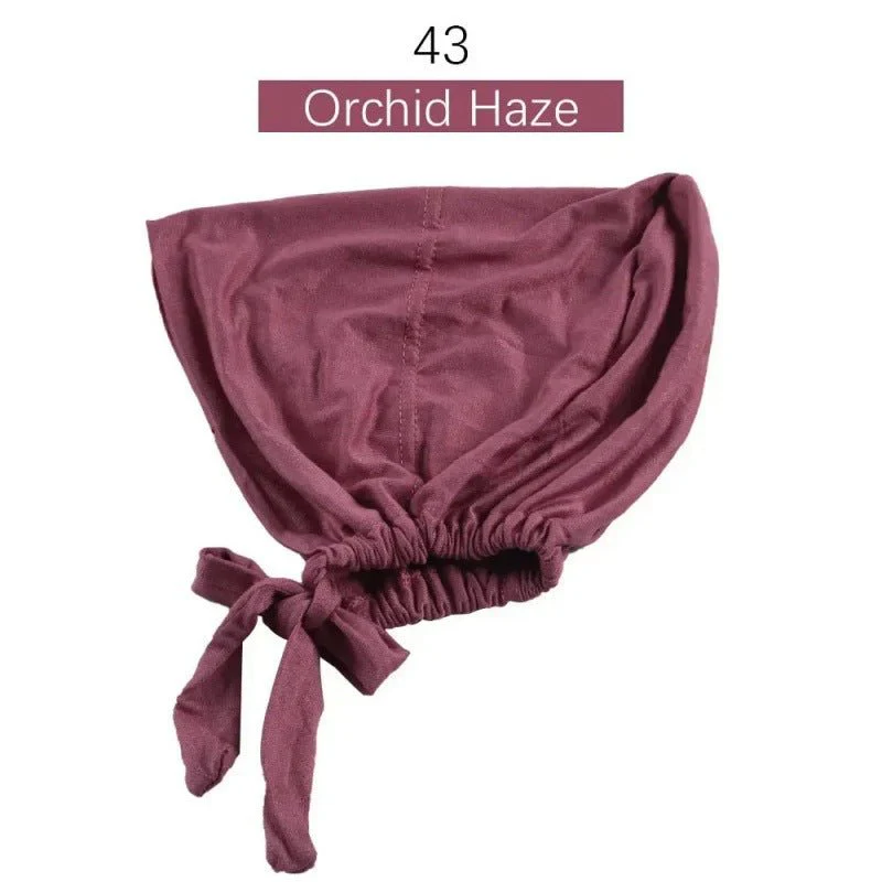 Modal Tie-Back Under Cap | Adjustable Hijab Bonnet(MH200) - Image 42