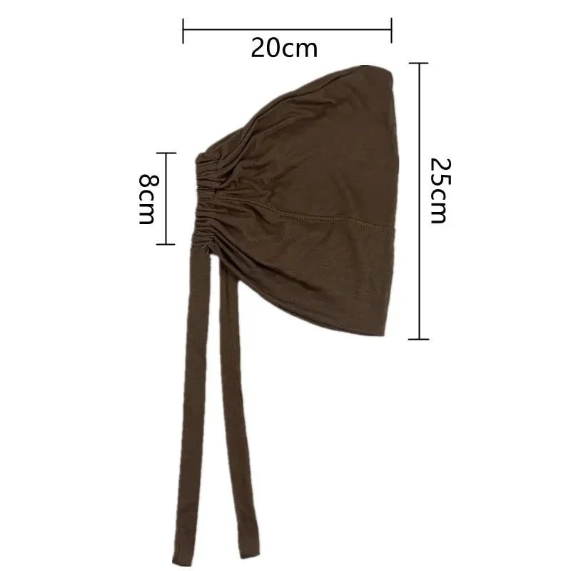 Modal Tie-Back Under Cap | Adjustable Hijab Bonnet(MH200) - Image 5