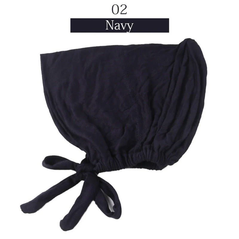 Modal Tie-Back Under Cap | Adjustable Hijab Bonnet(MH200) - Image 7
