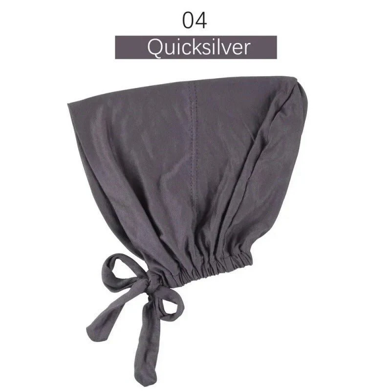 Modal Tie-Back Under Cap | Adjustable Hijab Bonnet(MH200) - Image 9